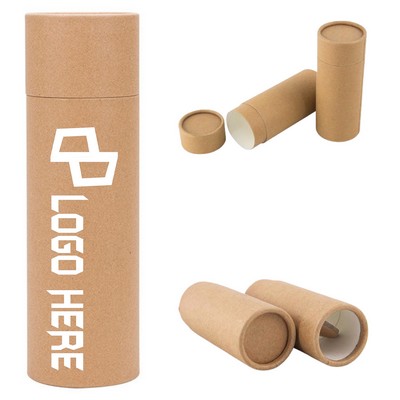 0.3 Oz Kraft Lip Balm Tube Packaging