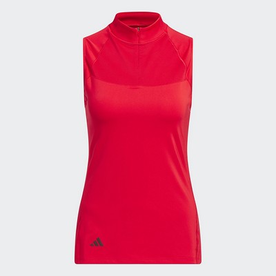 adidas Ladies Ultimate365 Zip Mock Neck