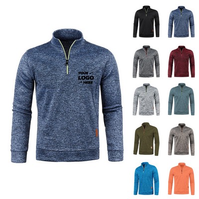 Men's 1/4 Zip Stand Collar Sweatshirts