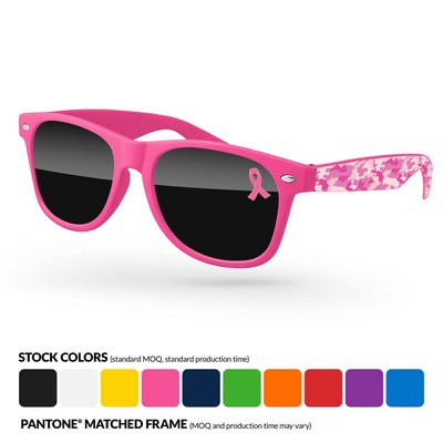 Breast Cancer Awareness Retro Sunglasses