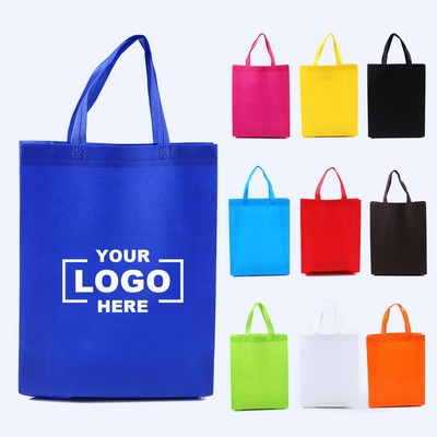 Reusable Non-Woven Grocery Tote Bags 12x15 Inch