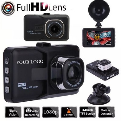 Dashcam Full HD 1080P Car Camera Video Recorder