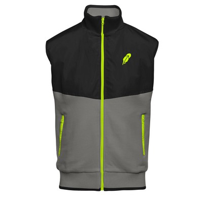 Fleece Satin Hybrid Vest