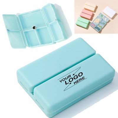 7 Compartment Portable Travel Pill Organizer