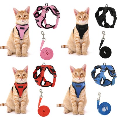 Cat Harness And Leash For Walking