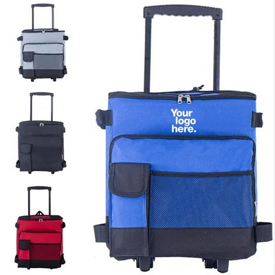 Wheeled Insulated Cooler for Picnic and BBQ