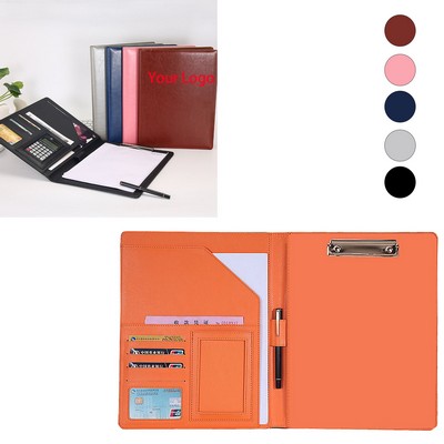 Multifunctional Leather Document Folder