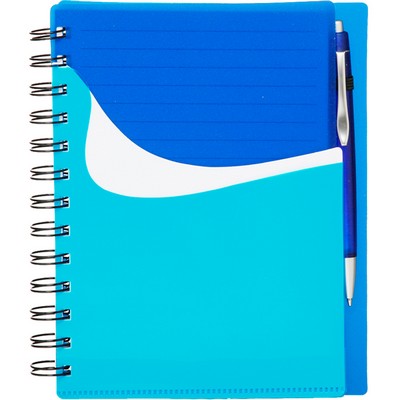 Spiral Notebooks with Front Pocket