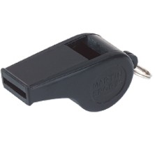 Large Black Plastic Whistle