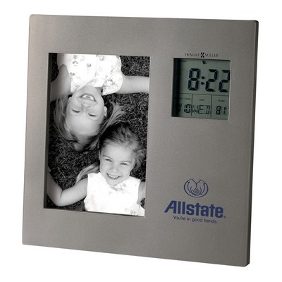 Howard Miller Picture This Titanium Finish Clock/ Picture Frame