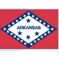 2'x3' Arkansas State Nylon Outdoor Flag - Style A