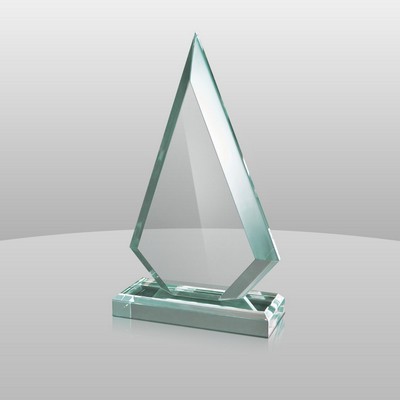 Jade Green Arrowhead Award (10 3/4"x6"x2")