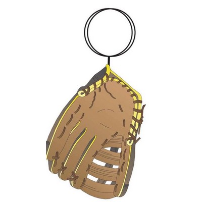 Baseball Glove Gift Shop Key Chain w/Mirrored Back (8 Square Inch)