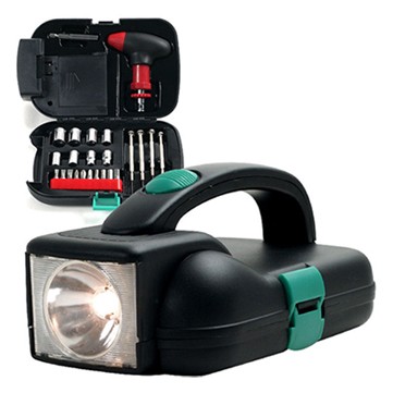 Portable Flashlight & Tool Kit Combination