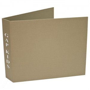 Book Cloth Landscape 6 Ring Binder (1/2" to 1" Capacity)