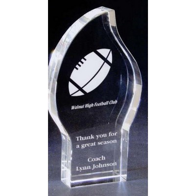 Crystal Torch Award (7"x3 3/4")