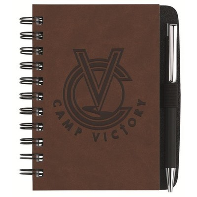 Executive Journals w/50 Sheets & Pen (4" x 6")