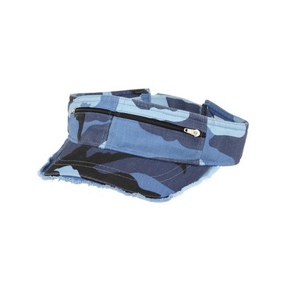 Enzyme Washed Cotton Twill Visor