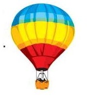 Hot Air Balloon Lapel Pin