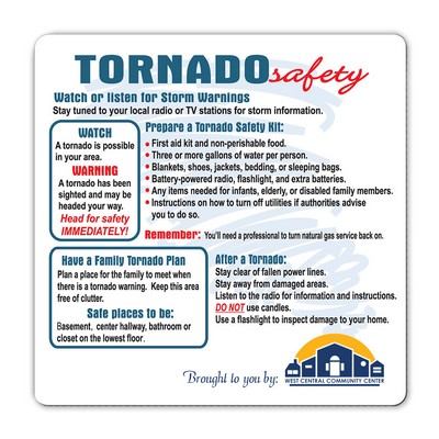 Health & Safety Tornado Safety Magnet