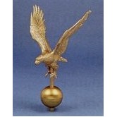 16" Aluminum Gold Eagle W/ Globe