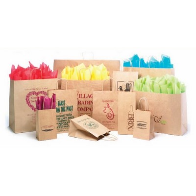 Petite Natural Kraft Shopping Bag (8"x4.75"x10.5")