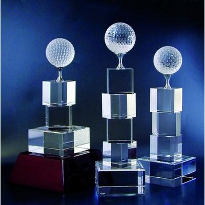 7" Crystal Golf Tower Award