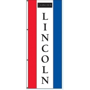 Single Faced Interceptor® Drape Flags (Center Panel - Lincoln®) (3' x 8')