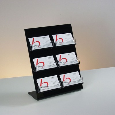 6-Pocket Countertop Business Card Holder