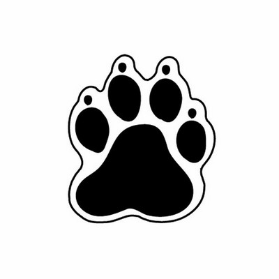 Paw Print Magnet - Full Color