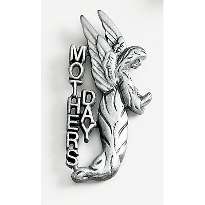 Mother's Day Angel Marken Design Cast Lapel Pin (Up to 1 1/2")