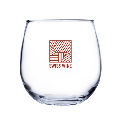 16.75 Oz. Stemless Red Wine Glass (Deep Etch)