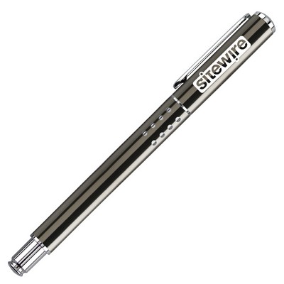 Gun Metal Gray Brass Ballpoint Pen