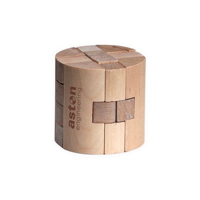 Cylinder Shaped Wooden Puzzle