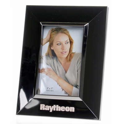 Glossy Gun Metal Finish Photo Frame (5"x7")