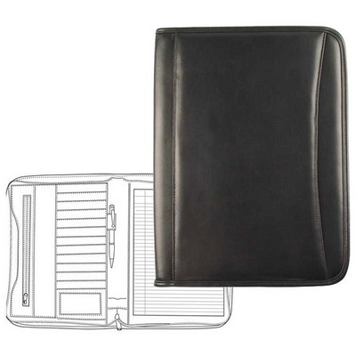 Zippered Padfolio (9½"x13½"x1¼")