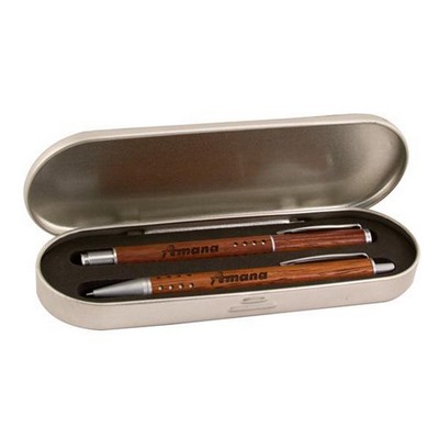 Techna Rosewood Pen Set