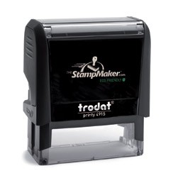 Self-inking Stamp - 1" x 2-5/8" Imprint area