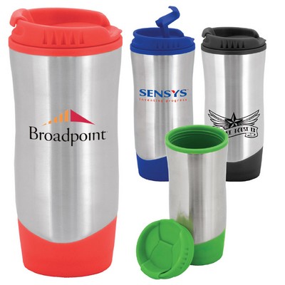 16 Oz. Wavelength Stainless Steel Tumbler w/Plastic Liner