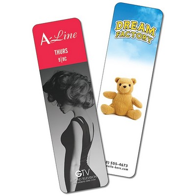 Plastic Bookmark - 2x7 UV-Coated (1S) - 10 pt.