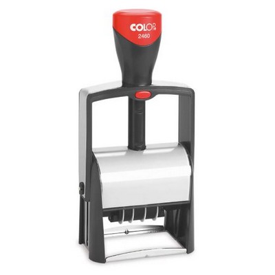 COLOP Mechanical Self-Inking Die Plate Dater Stamp (1"x2 3/16")