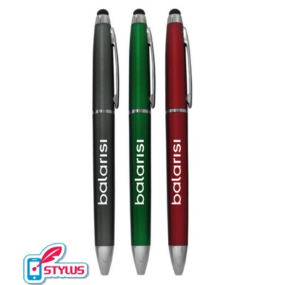 Union Printed - Stylish - Stylus Twister Pen with 1-Color Logo