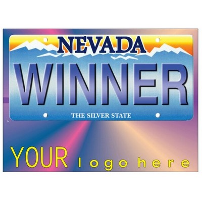 Nevada License Plate Rectangle Metal Photo Magnet (2 1/2"x3 1/2")