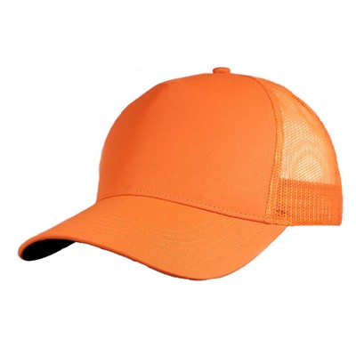 Big Size Blaze Orange Mesh Cap 2XL - 4XL