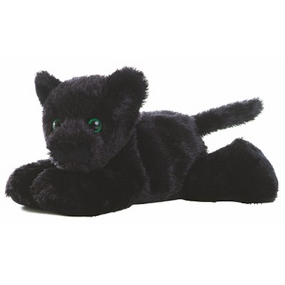 8" Onyx Panther Mini Flopsie Stuffed Animal