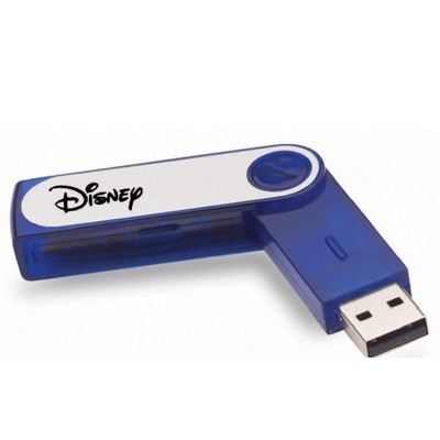 Slick USB Flash Drive w/Key Chain (64 GB)