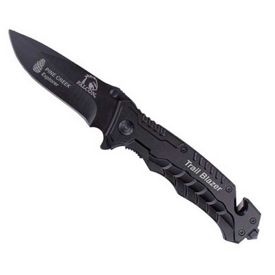 Premium Falcon Black Rescue Knife