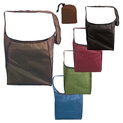 RPET Blank Fold Away Sling Bag