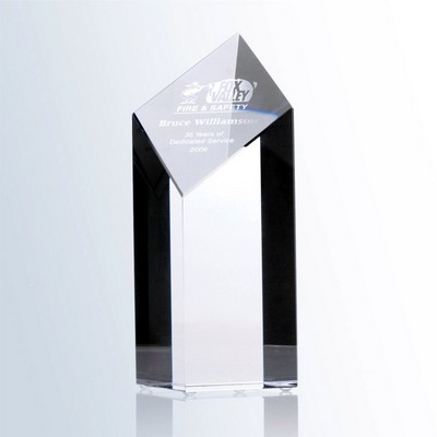 Diego's Peak Optic Crystal Award (3-3/8"x7")