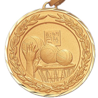 K Series 2" Basketball General Die Struck Medal